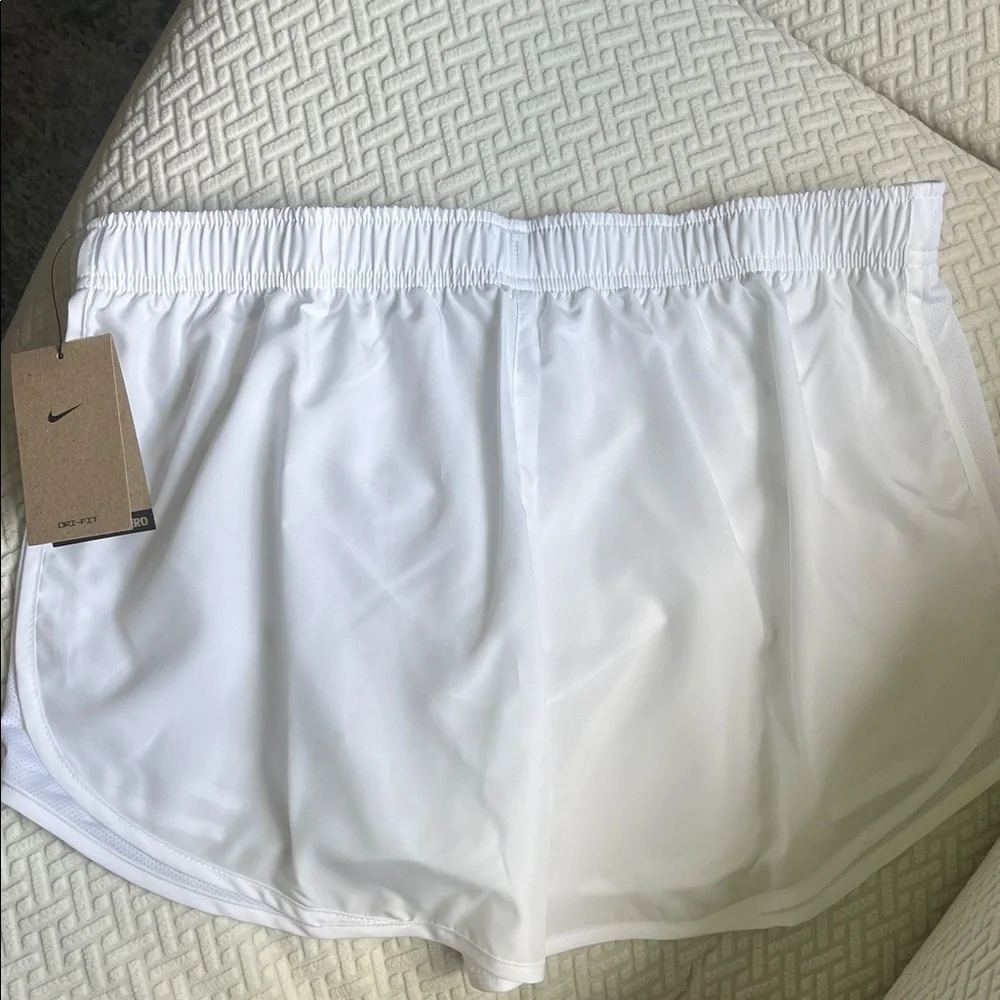 Nike White Running Shorts, new